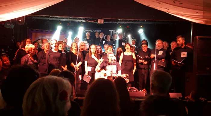 Commoners and me onstage Paul