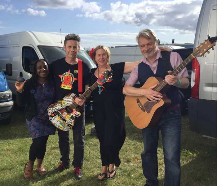 Backstage with Donna Paul and Naomi