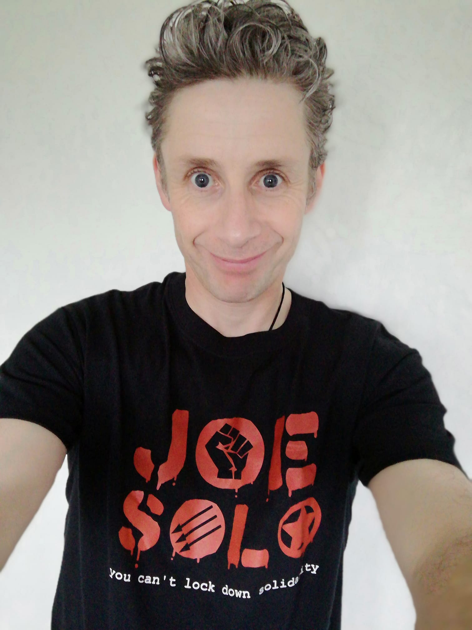 Joe in t-shirt 2020