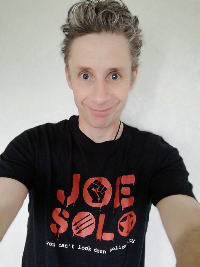 Joe in t-shirt 2020
